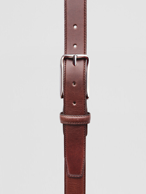 이탈펠 이태리 베지터블 천연소가죽 부테로 클래식 벨트 TN017DBR