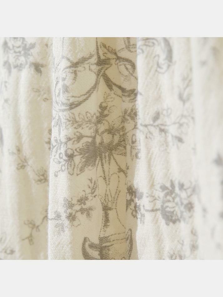 여성 로얄가든 코튼 긴소매 카라넥 투피스 잠옷(2C)