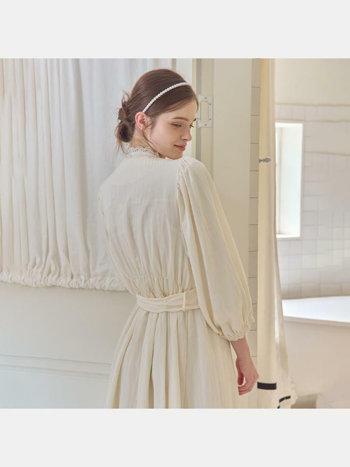 여성 캐시 워싱 셔츠 로브 원피스