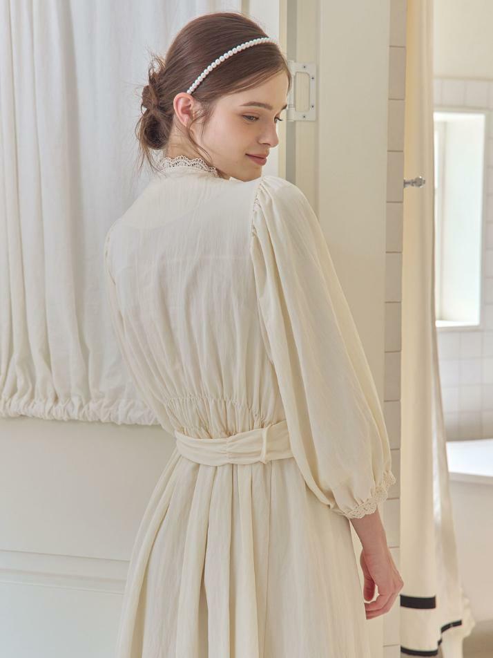 여성 캐시 워싱 셔츠 로브 원피스