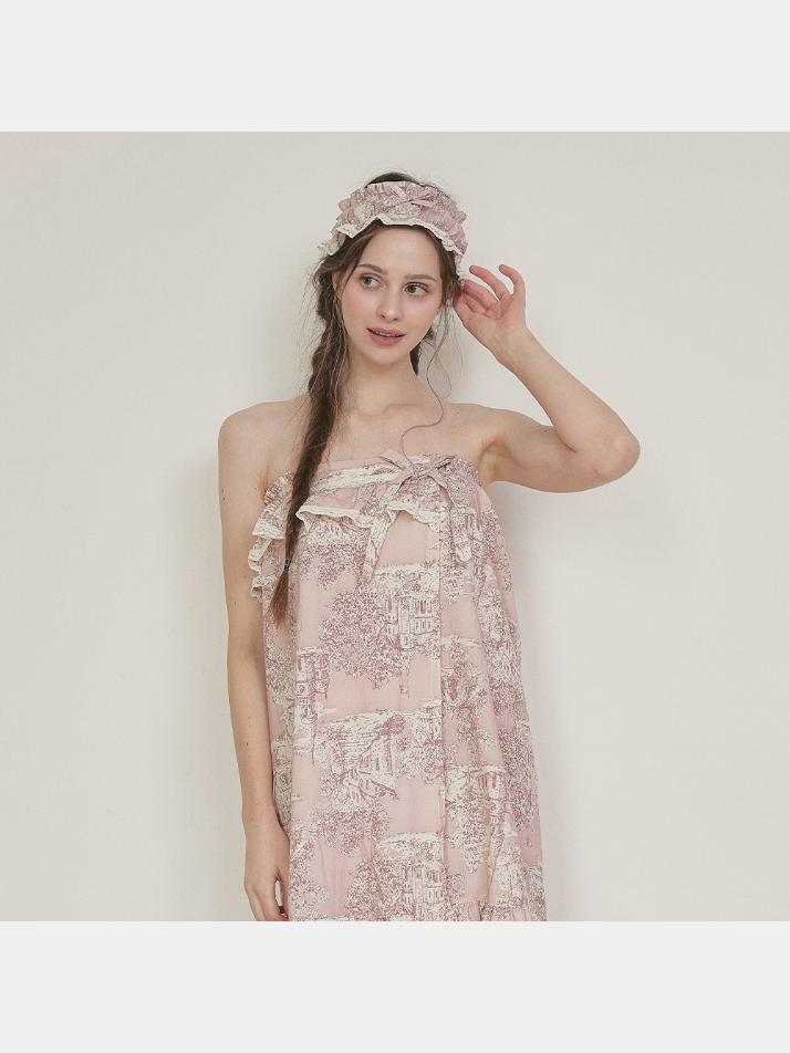 여성 마델 코튼 벨크로 랩가운(2C)