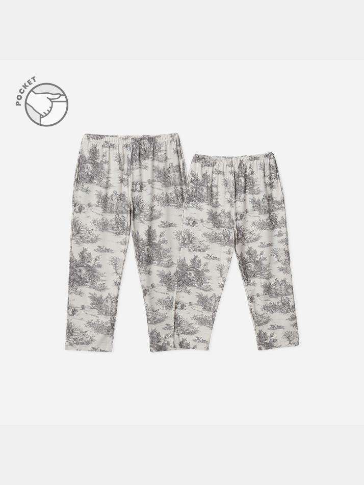 남여 베로나 스판 포켓 파자마팬츠