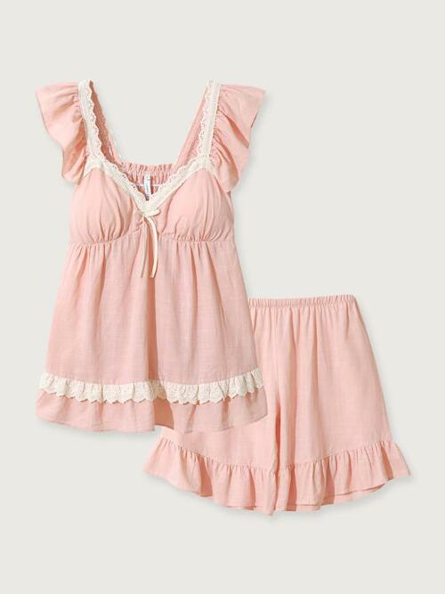 여성 멜리사 린넨레이온 브라캡내장 민소매 투피스 잠옷