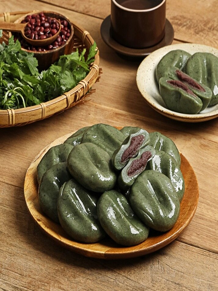 [리타방앗간] 해풍앙금쑥개떡+해풍쑥개떡 1kg+1kg