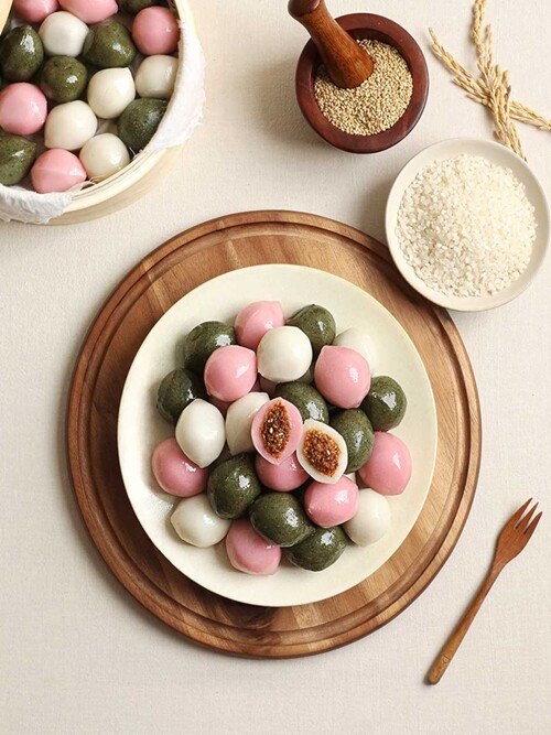 [리타방앗간] 바로먹는 말랑 깨송편 600g*2개