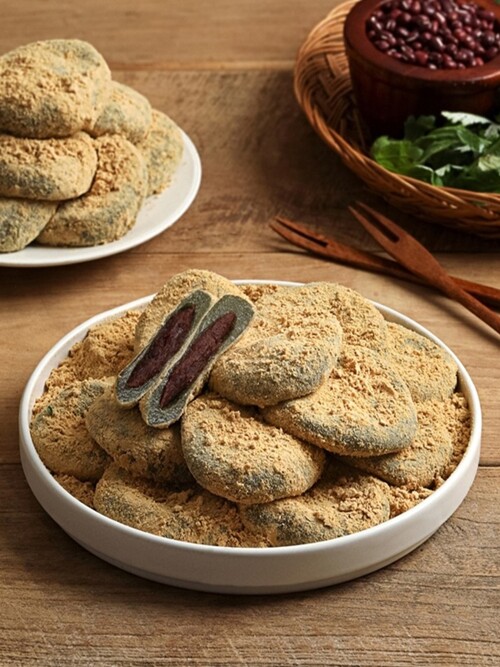 [리타방앗간] 콩쑥개떡 60g x 24ea(개별포장)