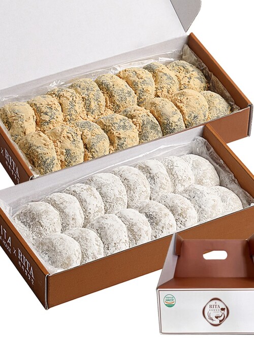 [리타방앗간] 맛을담은세트3호 세트(콩쑥16+찹쌀16)