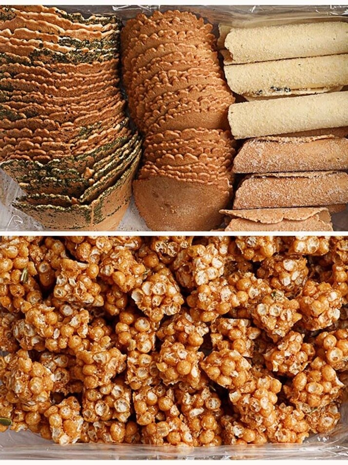 [리타엔] 옛날전병+도라강정(오란다)세트