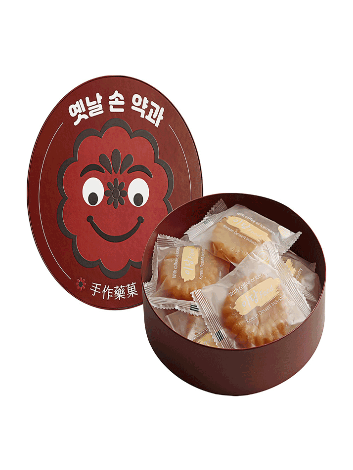 [리타방앗간] 옛날 手作 약과 1박스*10개입 (레드,옐로우,그린 박스 中 랜덤)