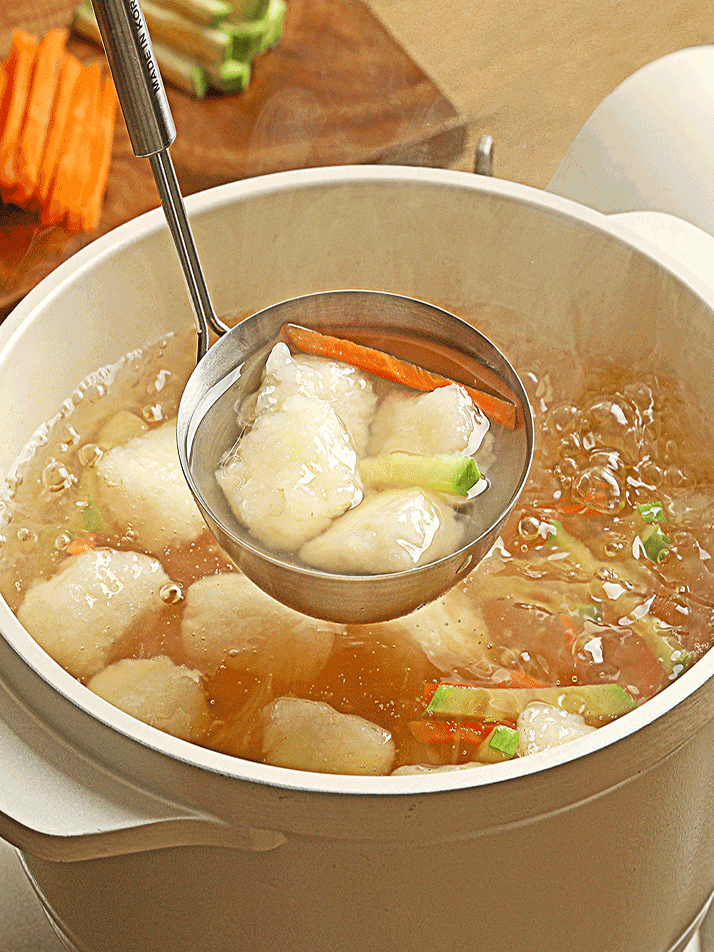 [리타방앗간] 생감자80% 쫄깃 담백한 감자옹심이1kg+육수대장 5봉 증정