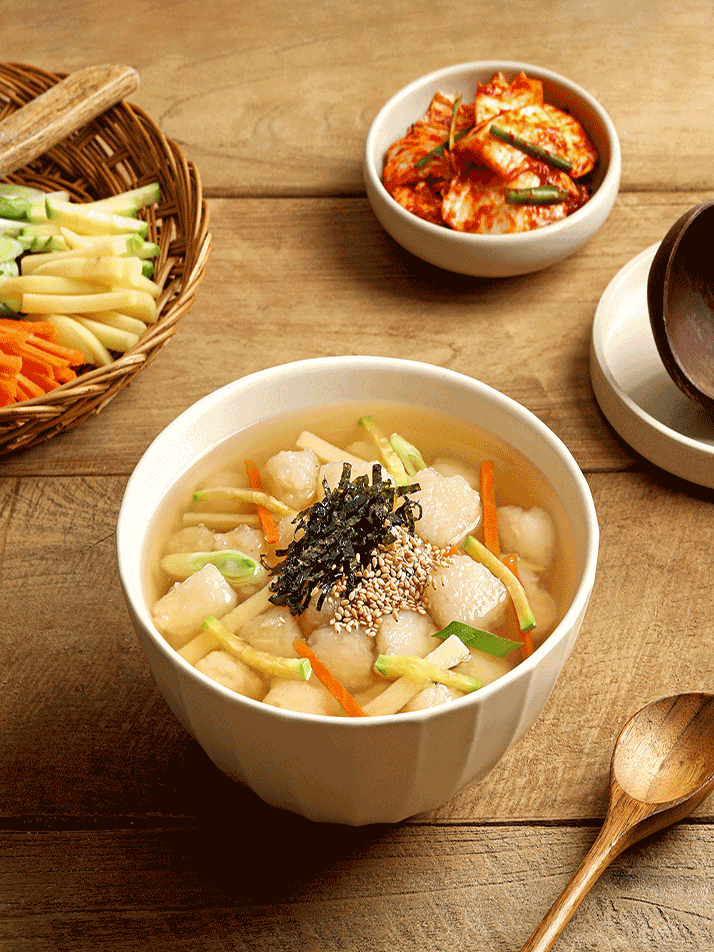 [리타방앗간] 생감자80% 쫄깃 담백한 감자옹심이1kg+육수대장 5봉 증정