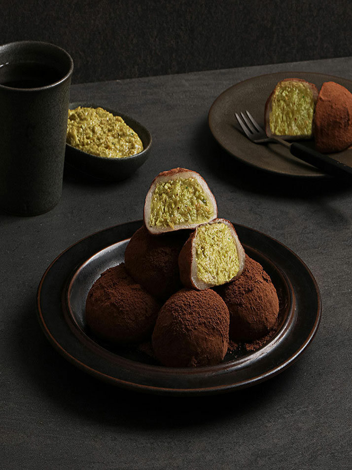 [리타방앗간] 두바이 쫀득 찹쌀떡 60g 2구 set 1박스 (개별포장)