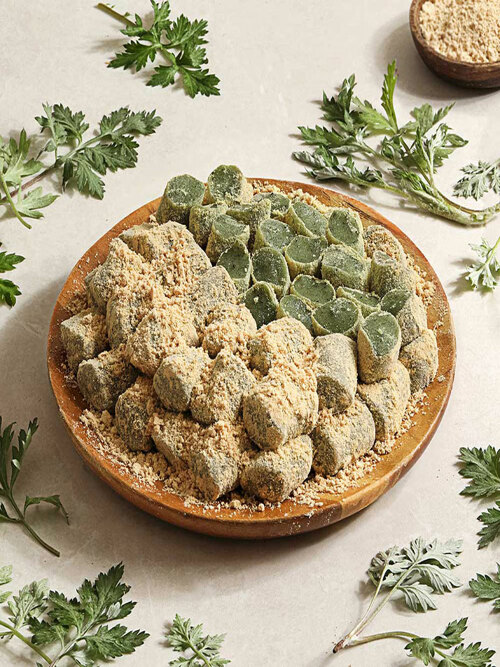 [리타방앗간] 제주고산쑥을 한가득 넣은 제주쑥인절미1kg