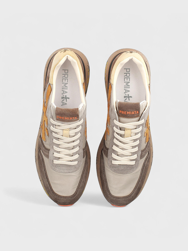 [MICK] 브라운 남성 믹 스니커즈