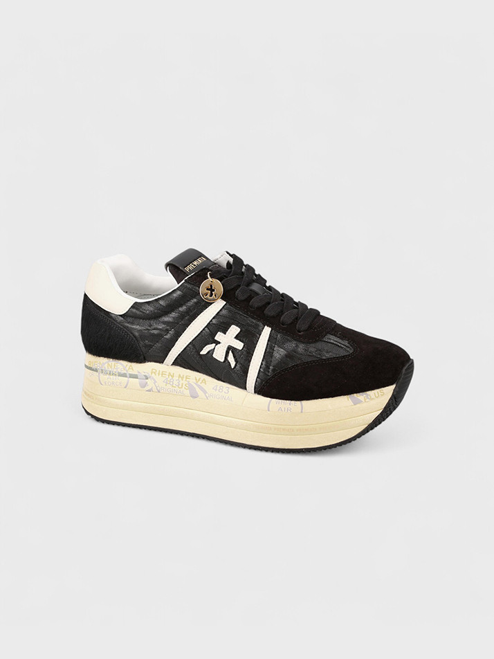 [BETH] 블랙 여성 베스 스니커즈