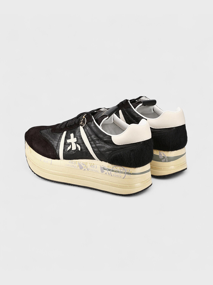 [BETH] 블랙 여성 베스 스니커즈