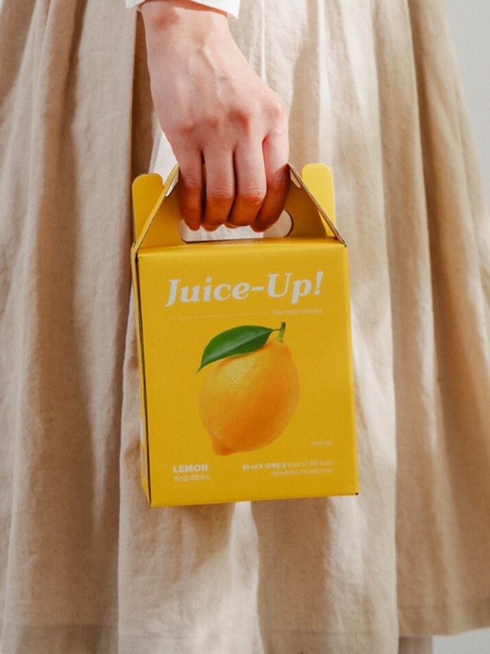 주스업 프리미엄 레몬즙 레몬주스 10팩