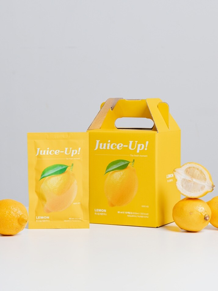 주스업 프리미엄 레몬즙 레몬주스 10팩