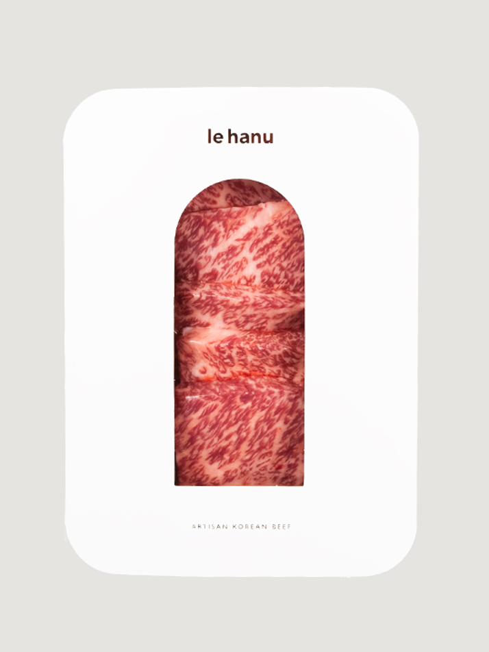 [르하누] 한우 1++ No.9 눈꽃마블 살치모둠 200g