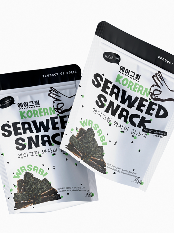 에이그림 와사비 김스낵