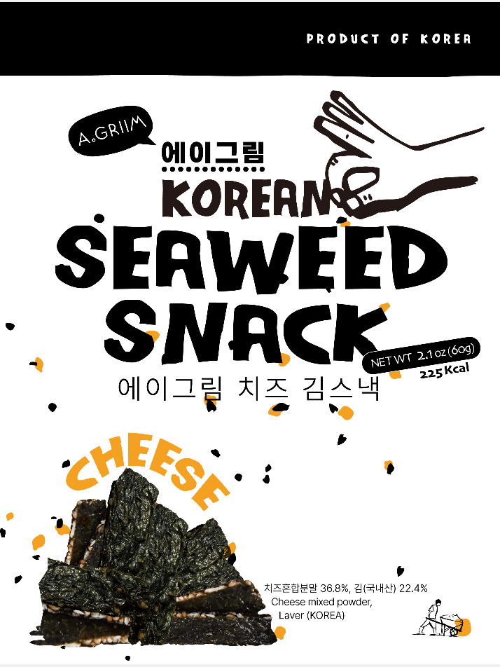 에이그림 치즈 김스낵