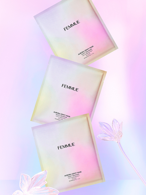 파뮤 오로라 듀이 마스크 밀착탄력 수분결광 32mL 5매