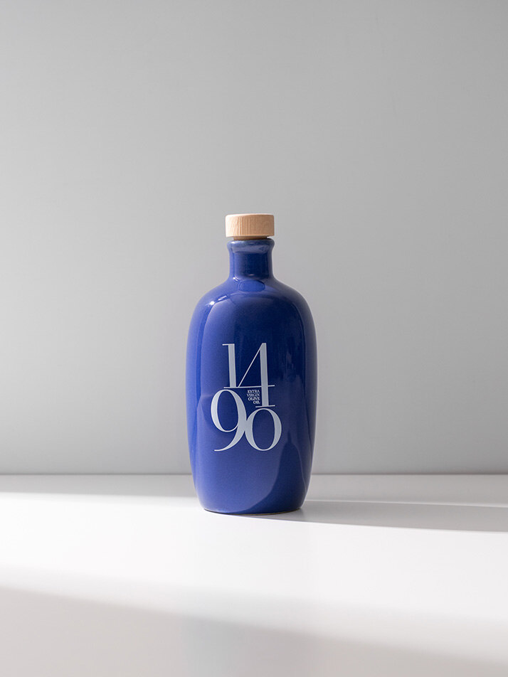 1490 오히블랑카 엑스트라버진 올리브오일 250ml, 공인 시음잔 선물세트