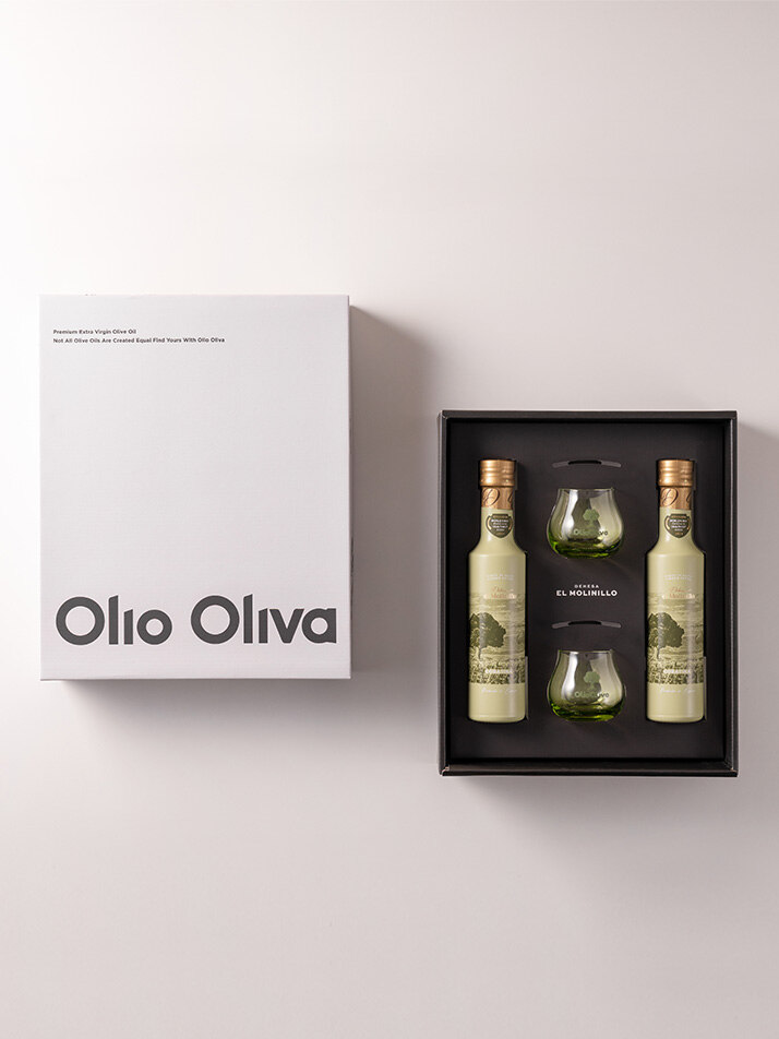 데헤사 코라티나 엑스트라버진 올리브오일 250ml 2병, 공인 시음잔 선물세트