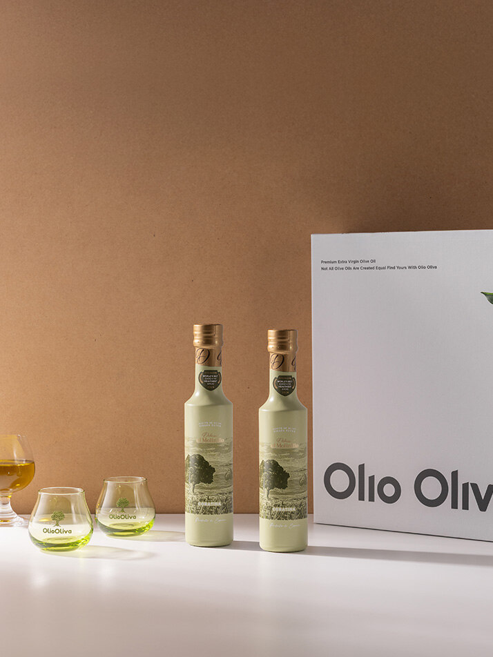 데헤사 코라티나 엑스트라버진 올리브오일 250ml 2병, 공인 시음잔 선물세트