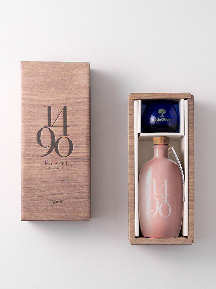 1490 로세타 파하레라 엑스트라버진 올리브오일 250ml, 공인 시음잔 선물세트