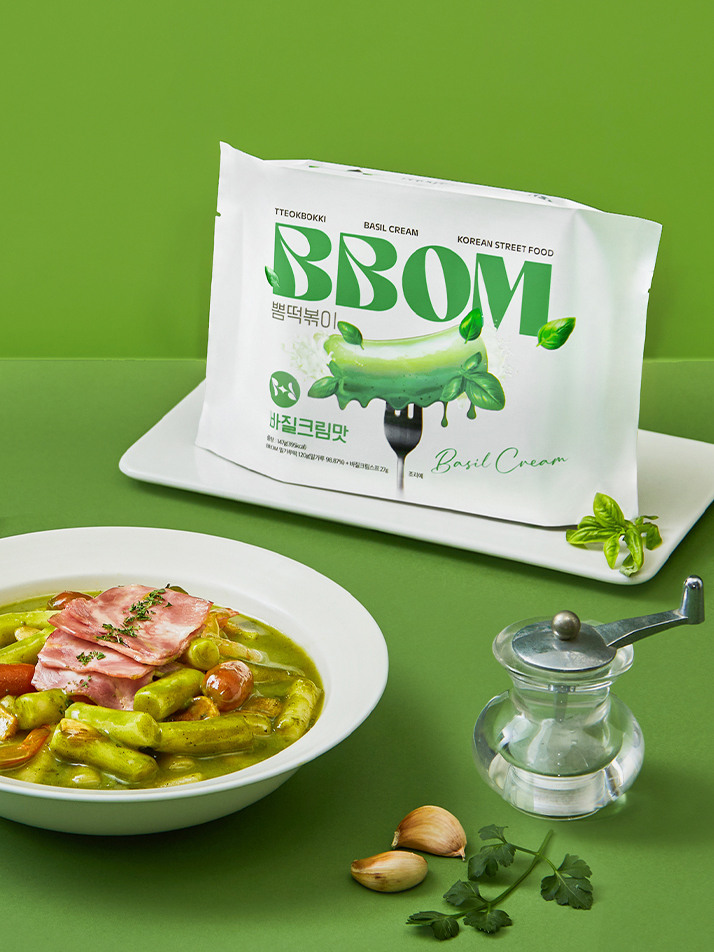 상온 떡볶이 밀키트 바질크림맛