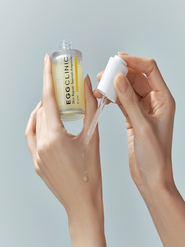 PDRN화장품 에그코스메틱 리페어 새쥬란 앰플 40ml 주름 수분보충 탄력피부 