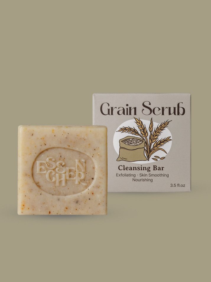 에센시에르 곡물 스크럽 클렌징바 100g