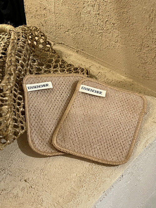 에센시에르 옥수수 생분해 2겹 수세미