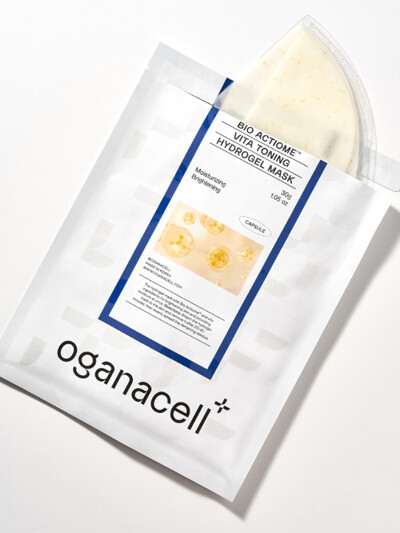 오가나셀 바이오 액티옴 비타 토닝 하이드로겔 마스크 5매