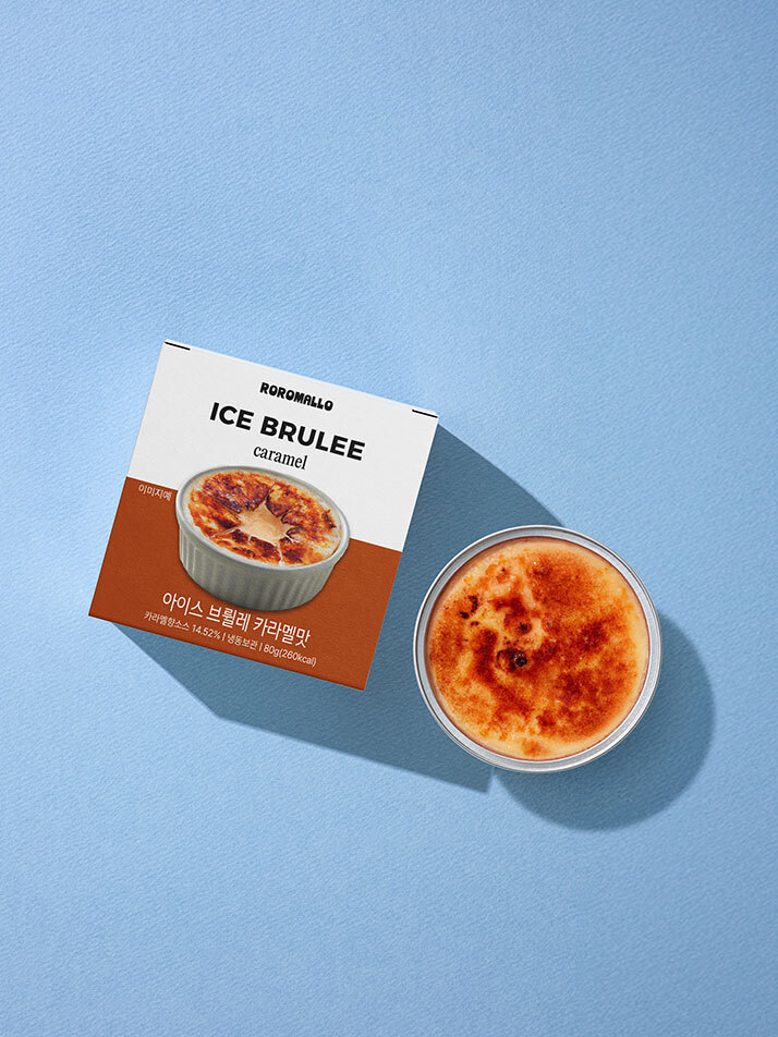 [로로멜로] 아이스브륄레(바닐라/초코/카라멜/말차) 4개입