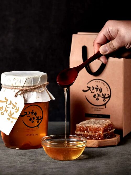 진해양봉 최상급 프리미엄등급 인증 자연벌꿀