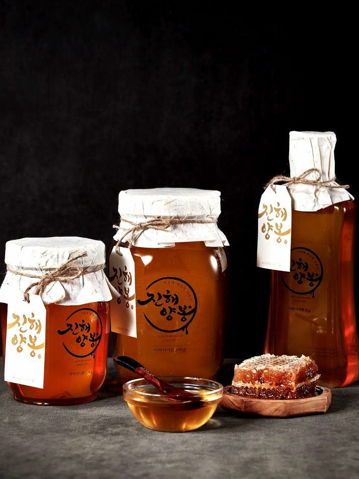 진해양봉 최상급 프리미엄등급 인증 자연벌꿀