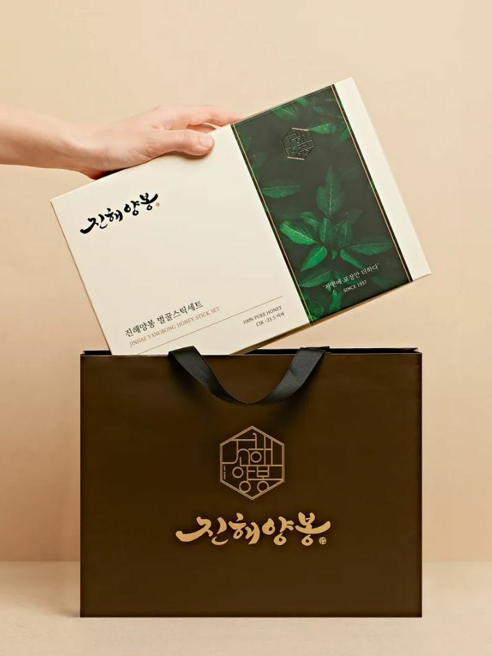 진해양봉 벌꿀스틱세트(+쇼핑백포함)