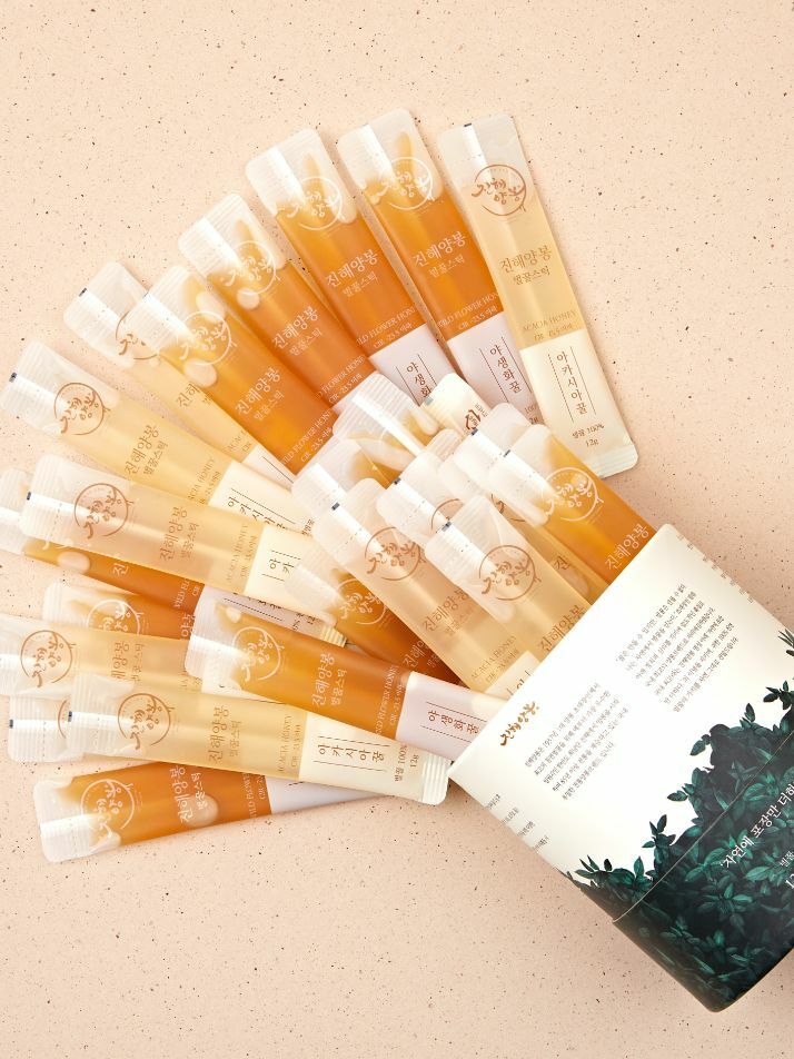 진해양봉 벌꿀스틱 혼합구성 30개입(+쇼핑백 포함)