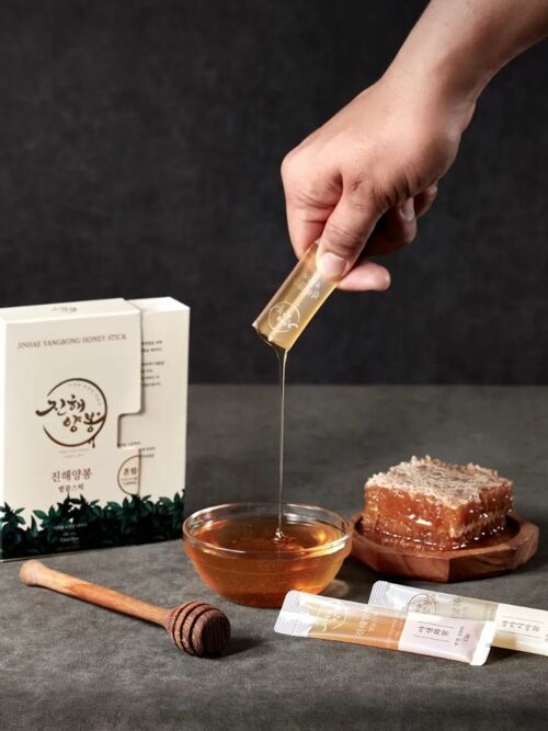 진해양봉 벌꿀스틱 혼합구성 10개입(+쇼핑백 포함)