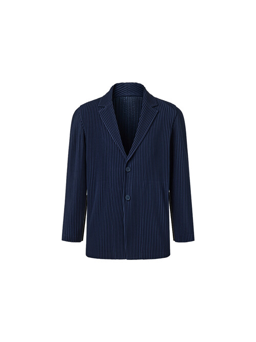 [남성] 테일러드 플리츠 자켓 (네이비)