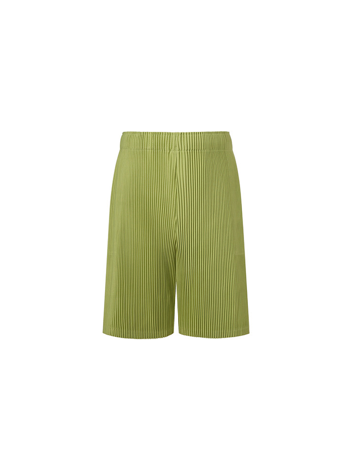 [공용] 플리츠 밴디드 쇼츠 (라임)
