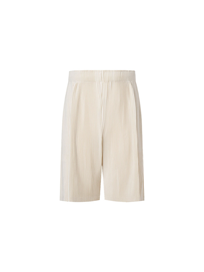 [남자] 플리츠 밴디드 쇼츠 [아이보리]