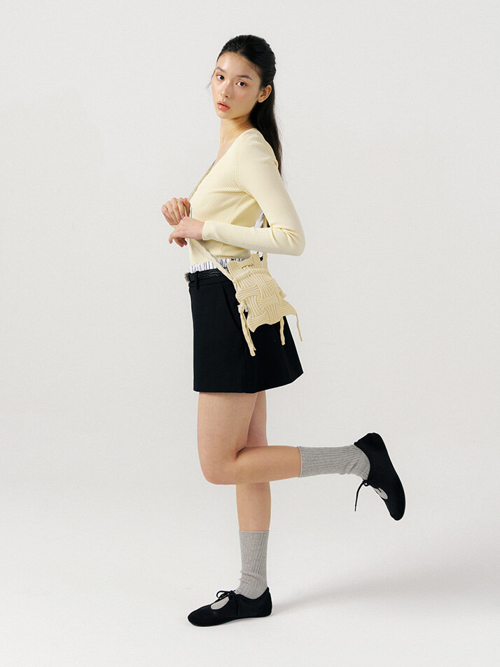 미니크로스보우백 아이보리