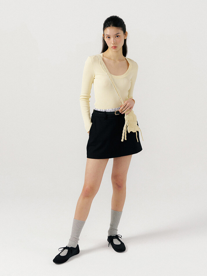 미니크로스보우백 아이보리