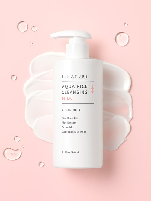 에스네이처 아쿠아 라이스 클렌징밀크 280ml