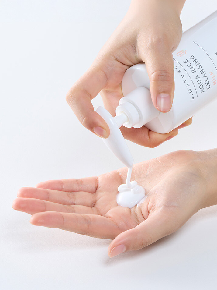 에스네이처 아쿠아 라이스 클렌징밀크 280ml