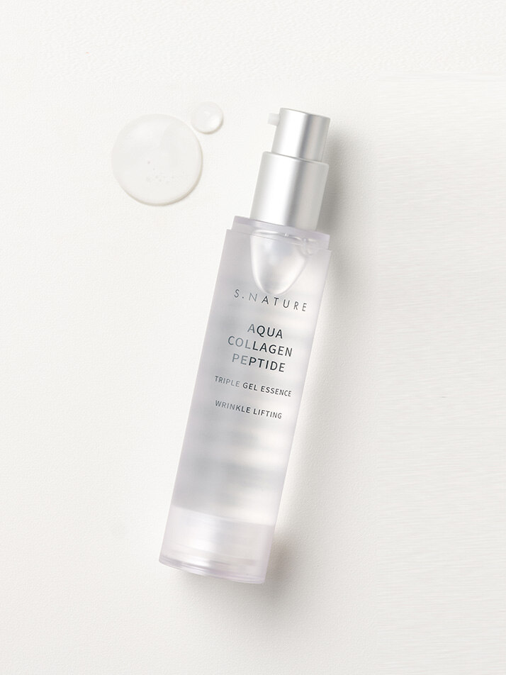 에스네이처 아쿠아 콜라겐 펩타이드 트리플 젤에센스 50ml