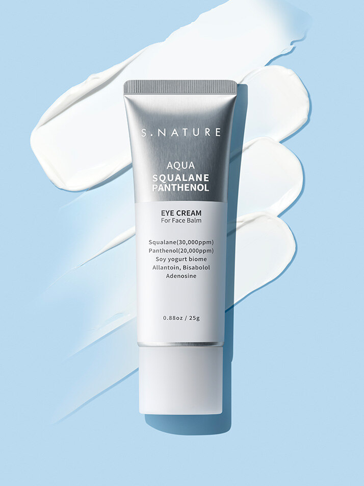 에스네이처 아쿠아 스쿠알란 판테놀 아이크림 포 페이스 밤 25g